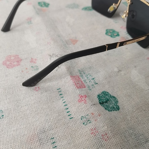 Cartier Sunglasses Gold frame Eyeglasses Black - Picture 10 of 12